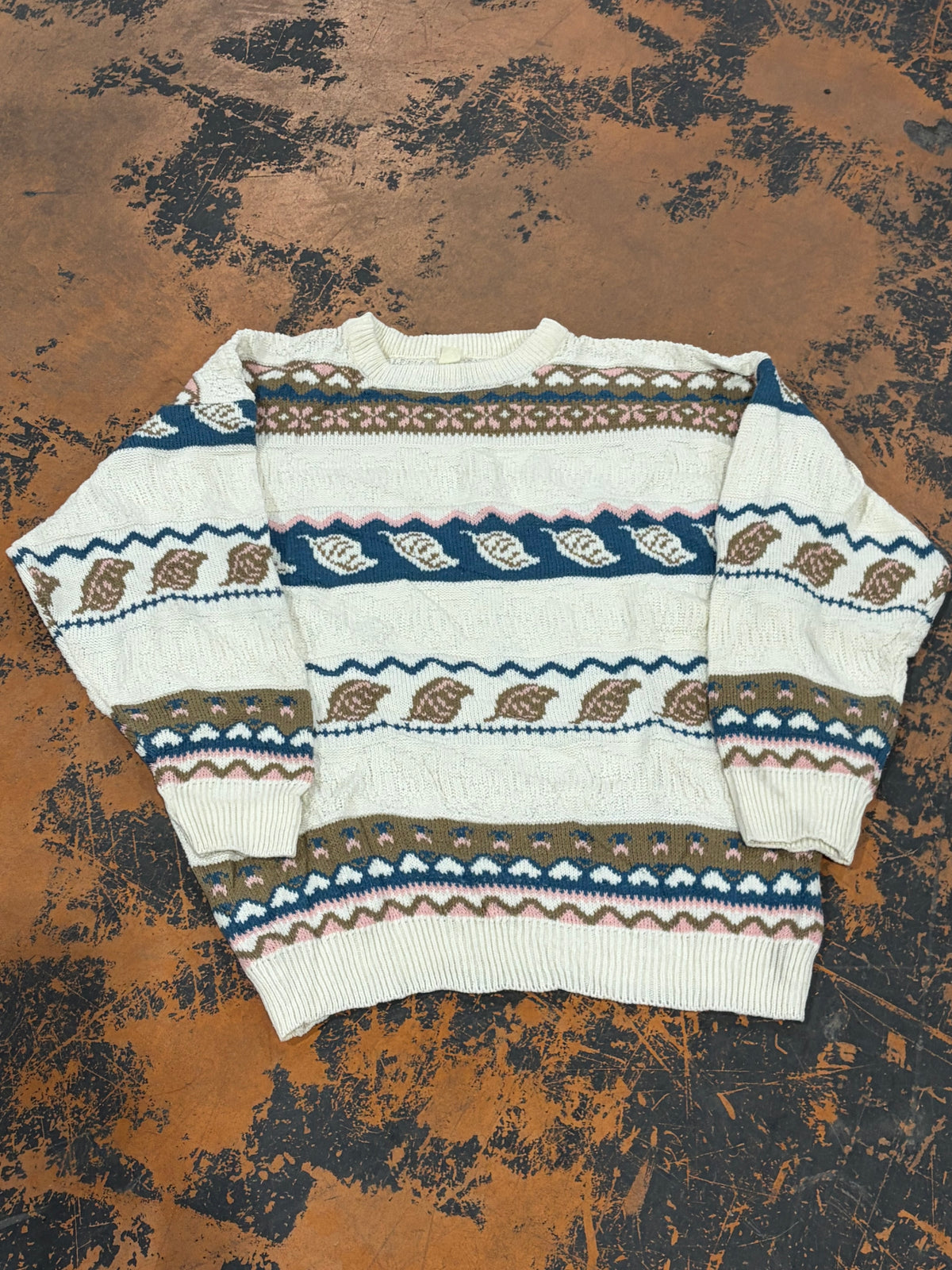 Pulls imprimés 90s « papy »