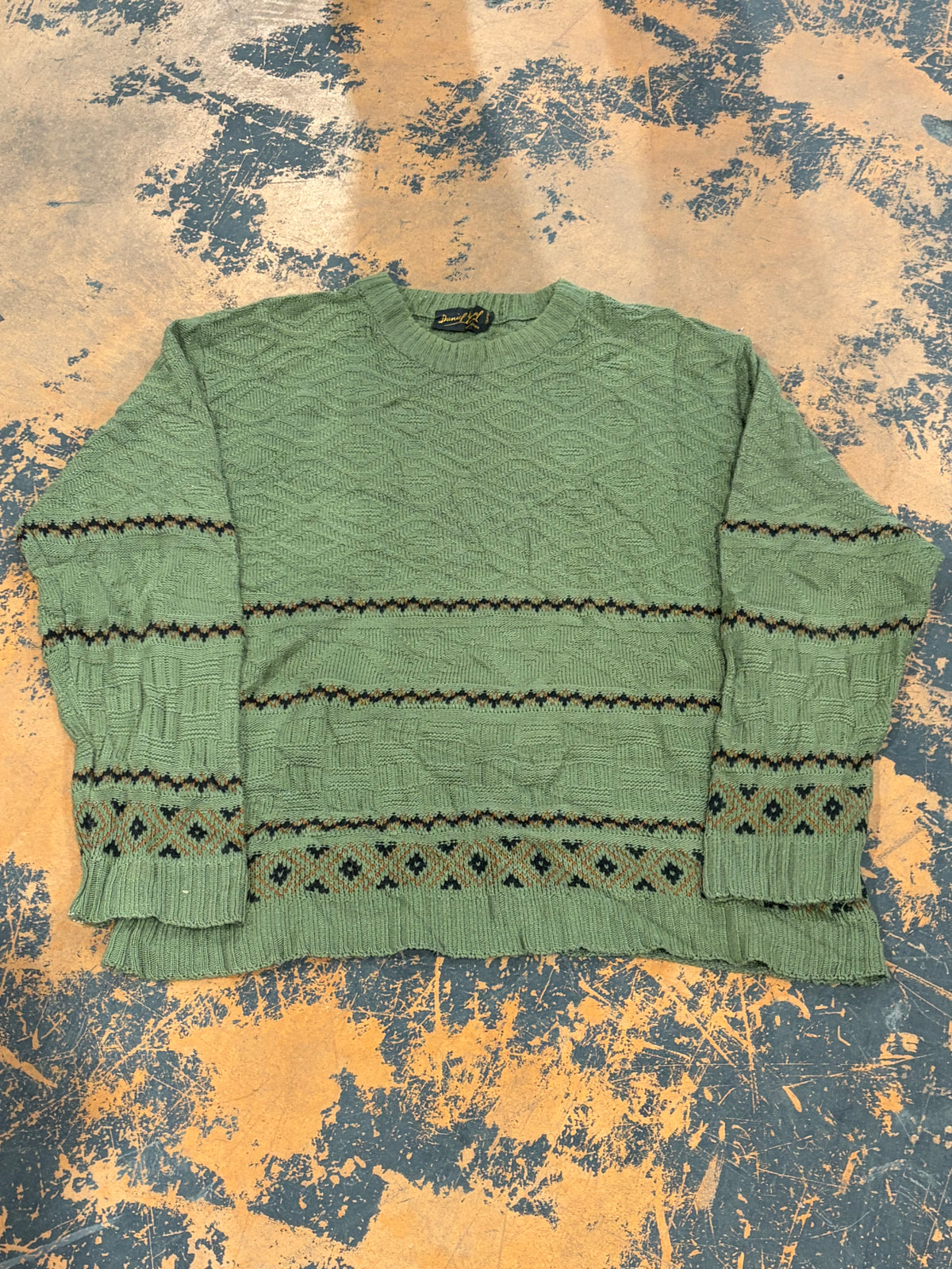 Pulls imprimés 90s « papy »
