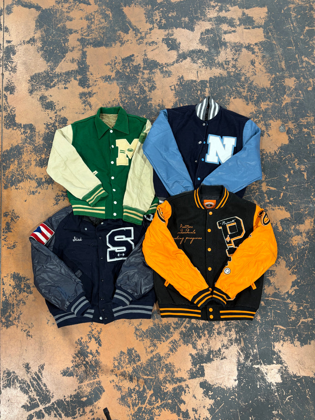Vestes varsity premium laine USA