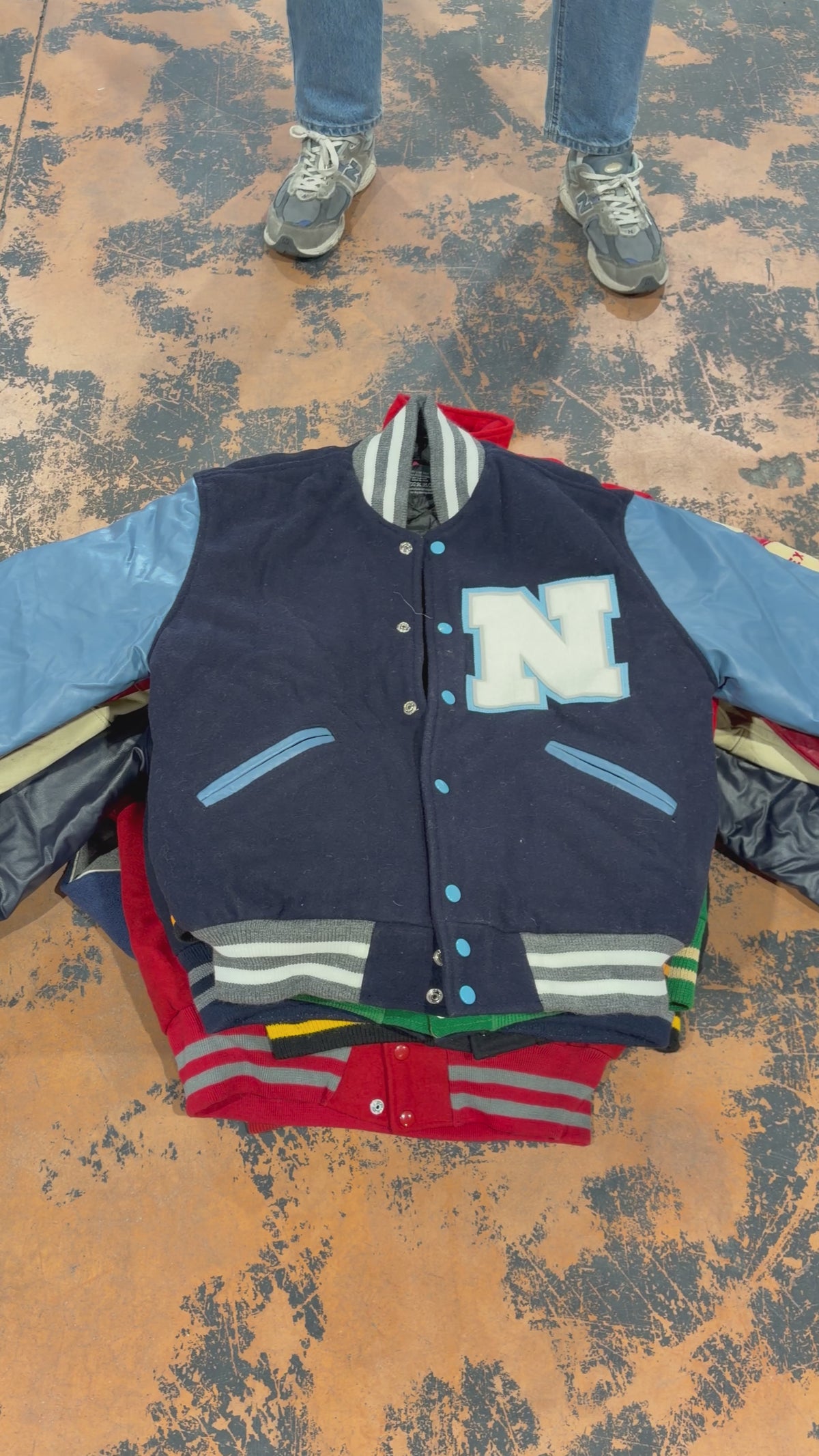 Vestes varsity premium laine USA